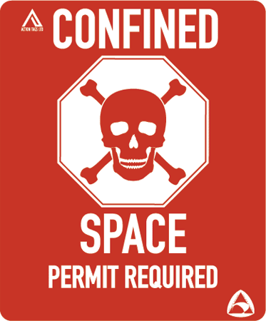Confined Space (Pack of 10)