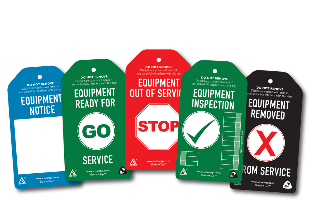 Equipment Tags 5 Pack