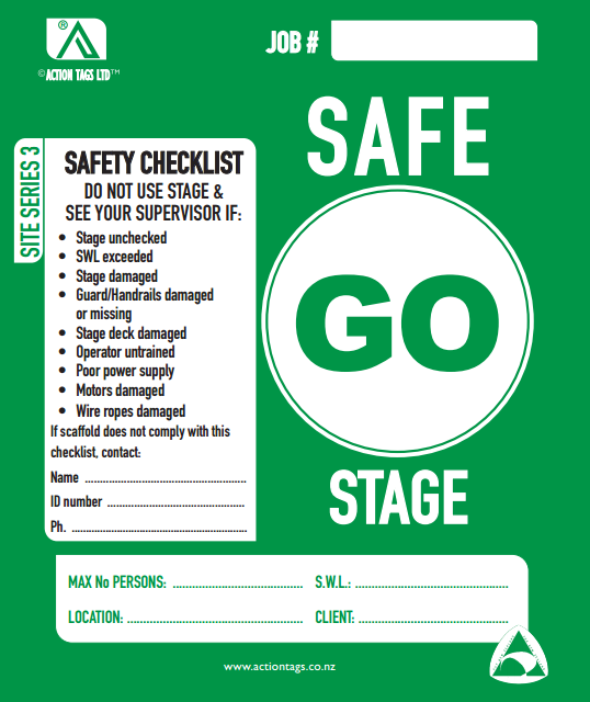 Go Safe Stage (Pack of 25)