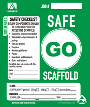 Load image into Gallery viewer, Go Safe Scaffold (50 pack)
