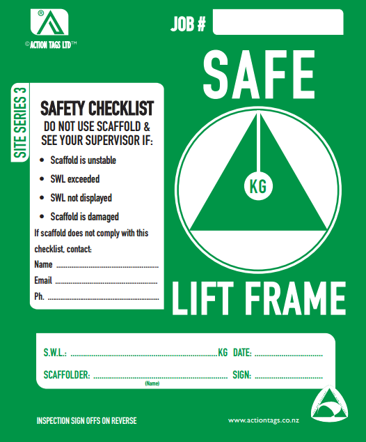 Safe Lift Frame (Pack of 25)
