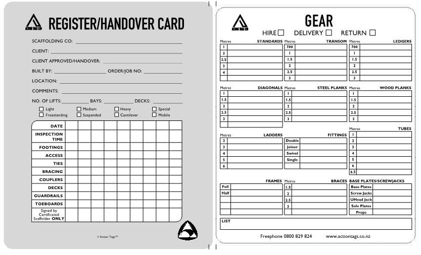 Saver Pack – Action Tags
